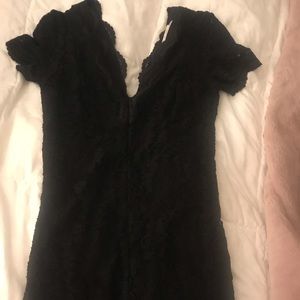 Urban outfitters lace black dress